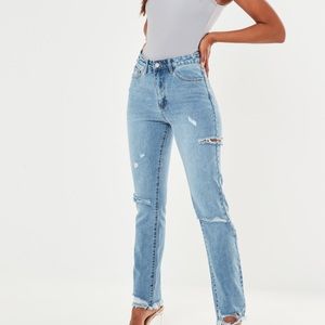 Misguided never worn thigh slash jeans